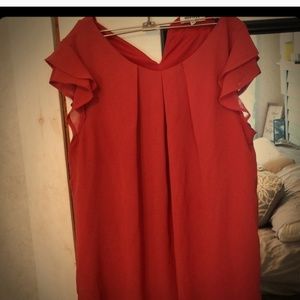 NWOT Rust Orange Blouse